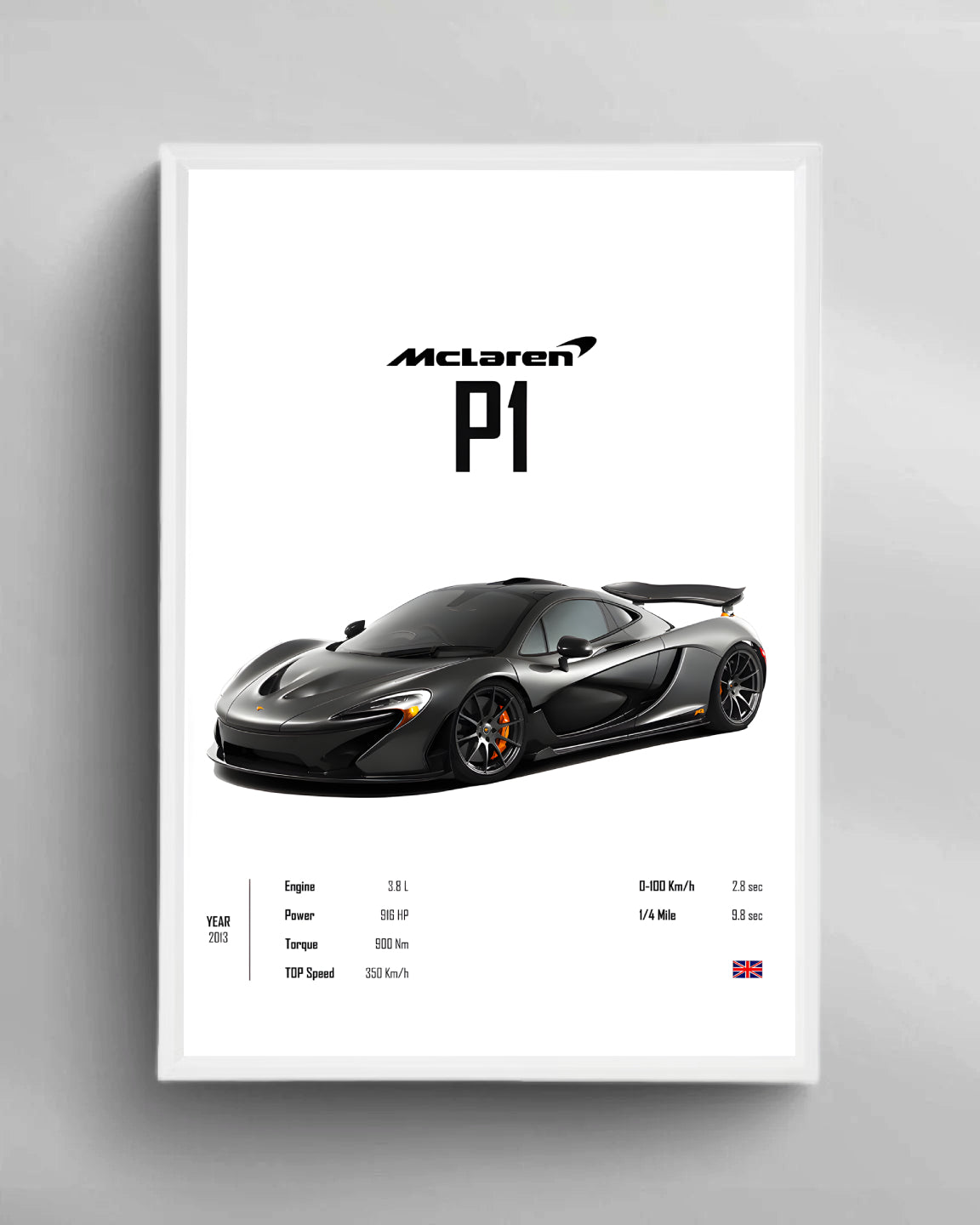McLaren P1 Wandbild