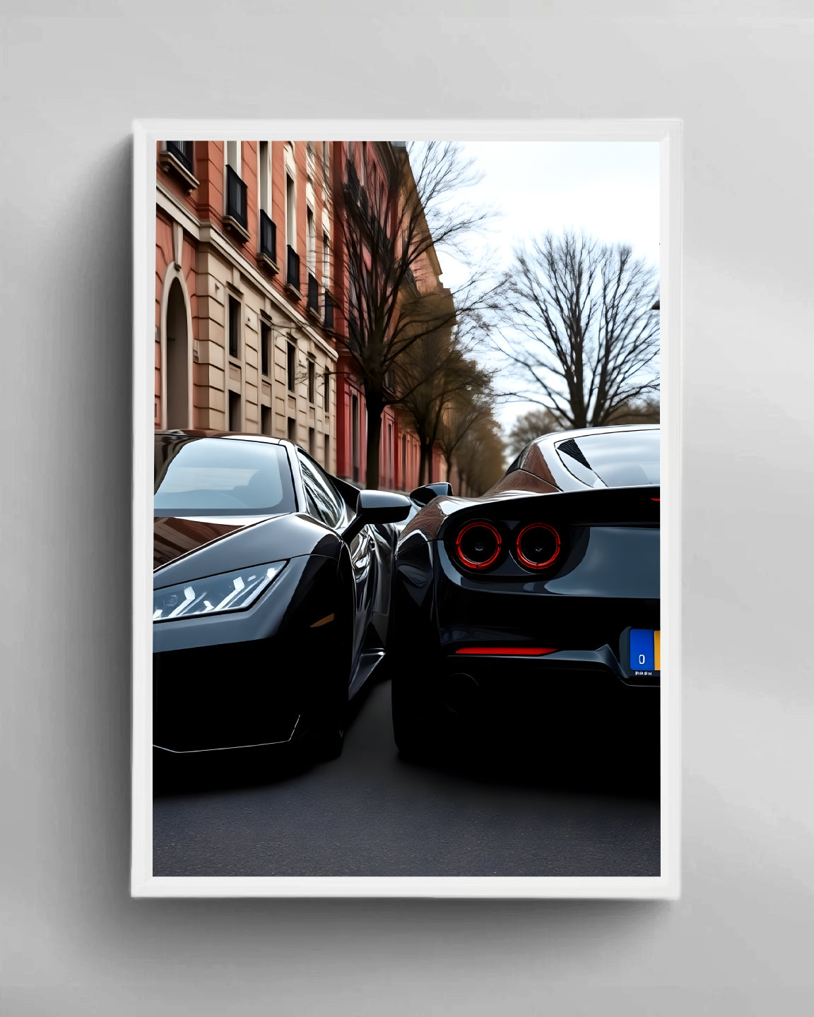 Hypercar Duo Wandbild