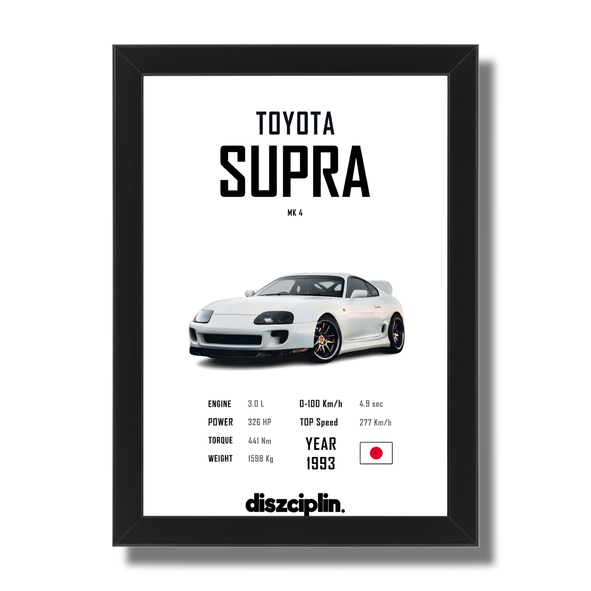 Toyota Supra Wandbild